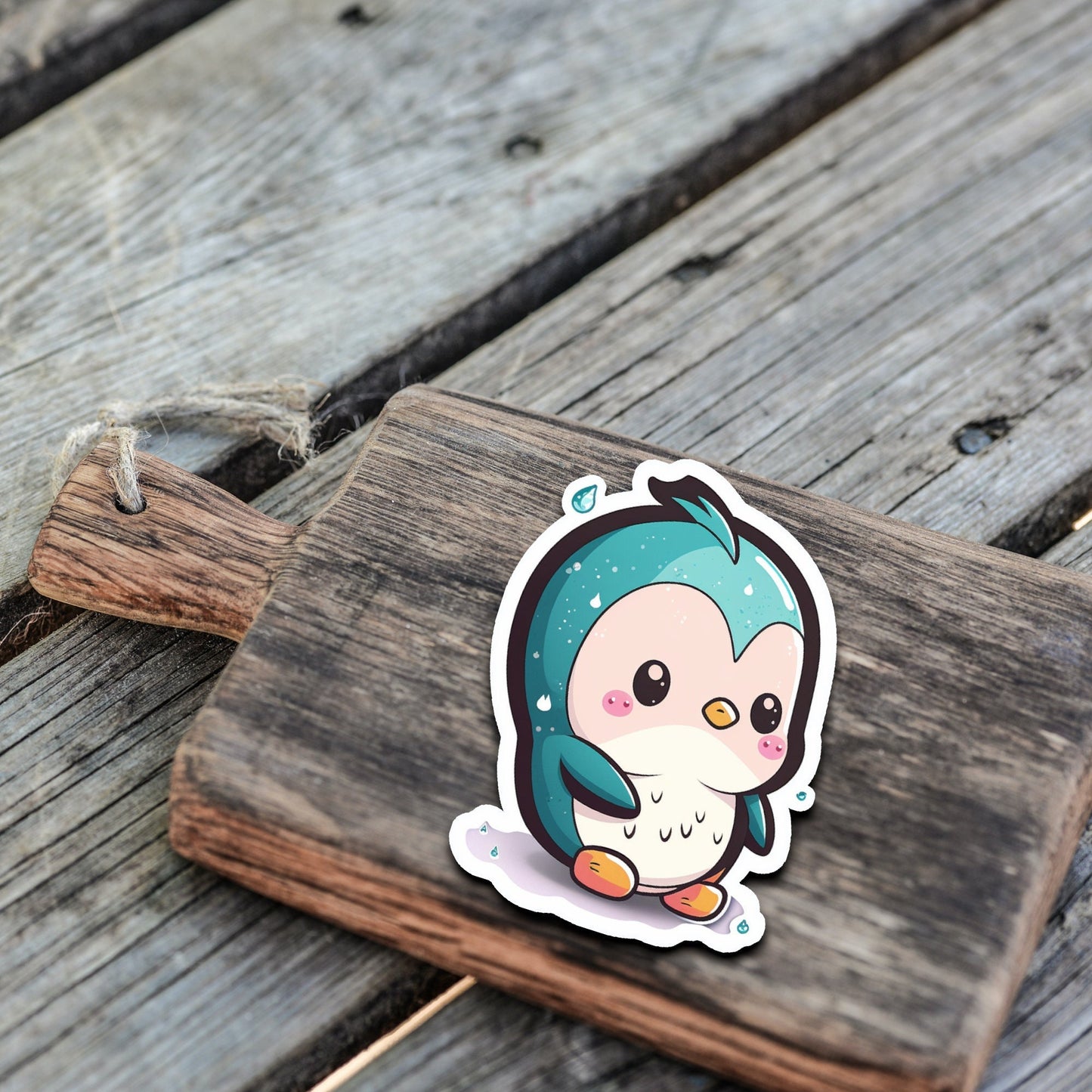 Niedliche Pinguin Freunde Sticker | Pingu-Kollektion | StickerHelden| Vinyl | Holo Sticker| Wasserdicht