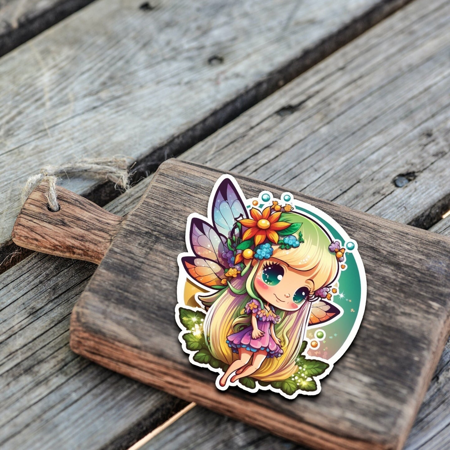 Niedliche Fee Freundin Sticker | Feen-Kollektion | StickerHelden| Vinyl | Holo Sticker| Wasserdicht
