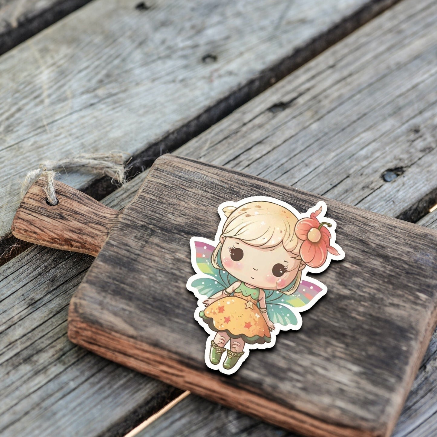 Niedliche Fee Freundin Sticker | Feen-Kollektion | StickerHelden| Vinyl | Holo Sticker| Wasserdicht