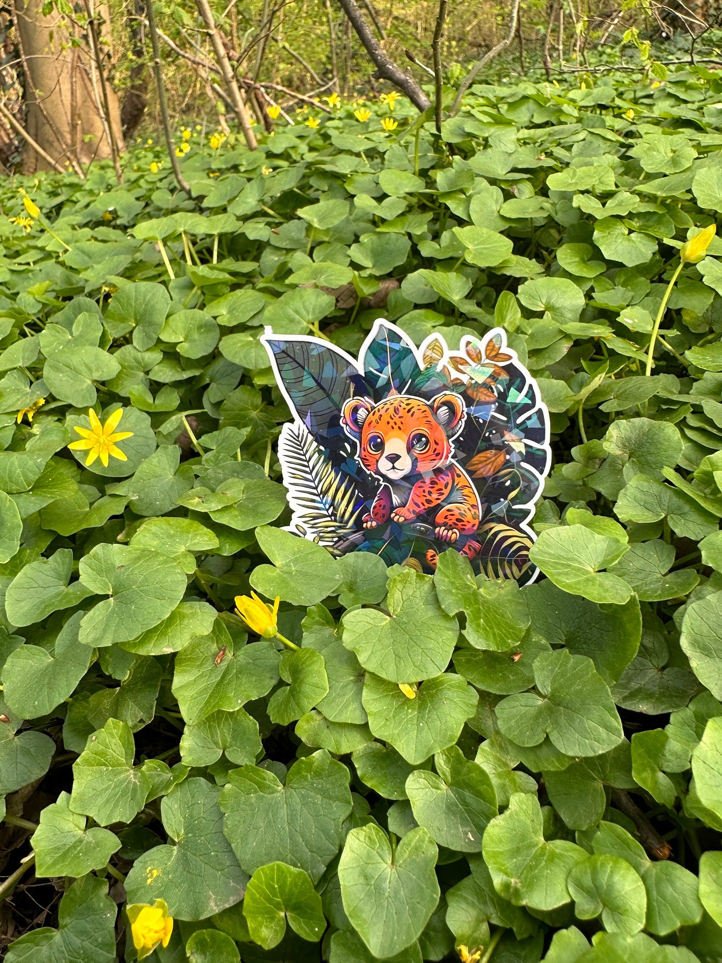Niedliche Dschungel Freunde Sticker | Dschungel-Kollektion | StickerHelden| Vinyl | Holo Sticker| Wasserdicht