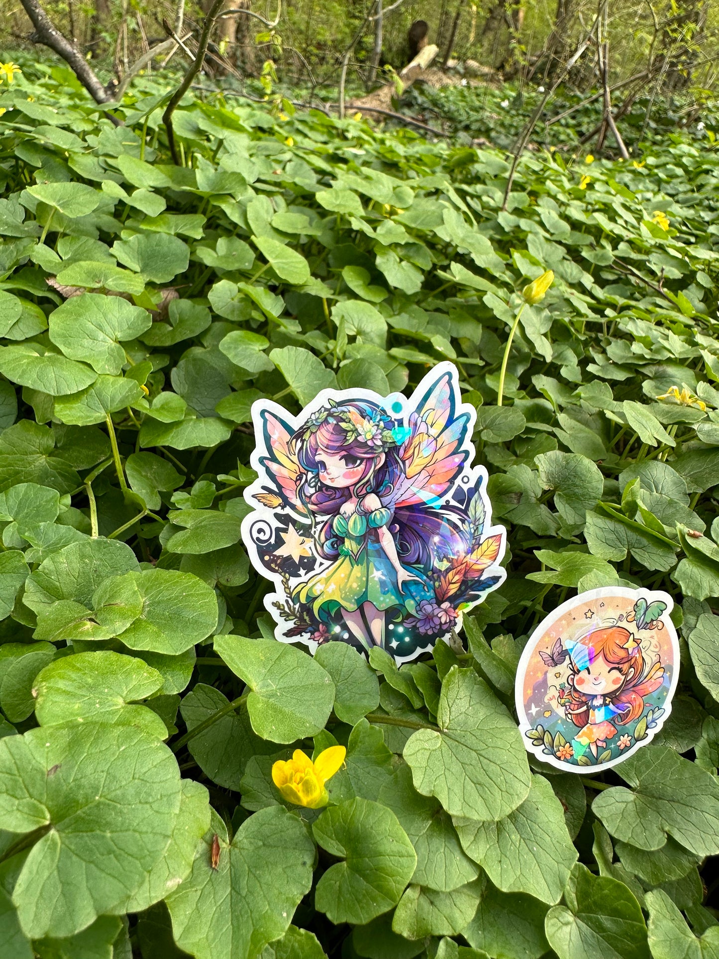 Niedliche Fee Freundin Sticker | Feen-Kollektion | StickerHelden| Vinyl | Holo Sticker| Wasserdicht