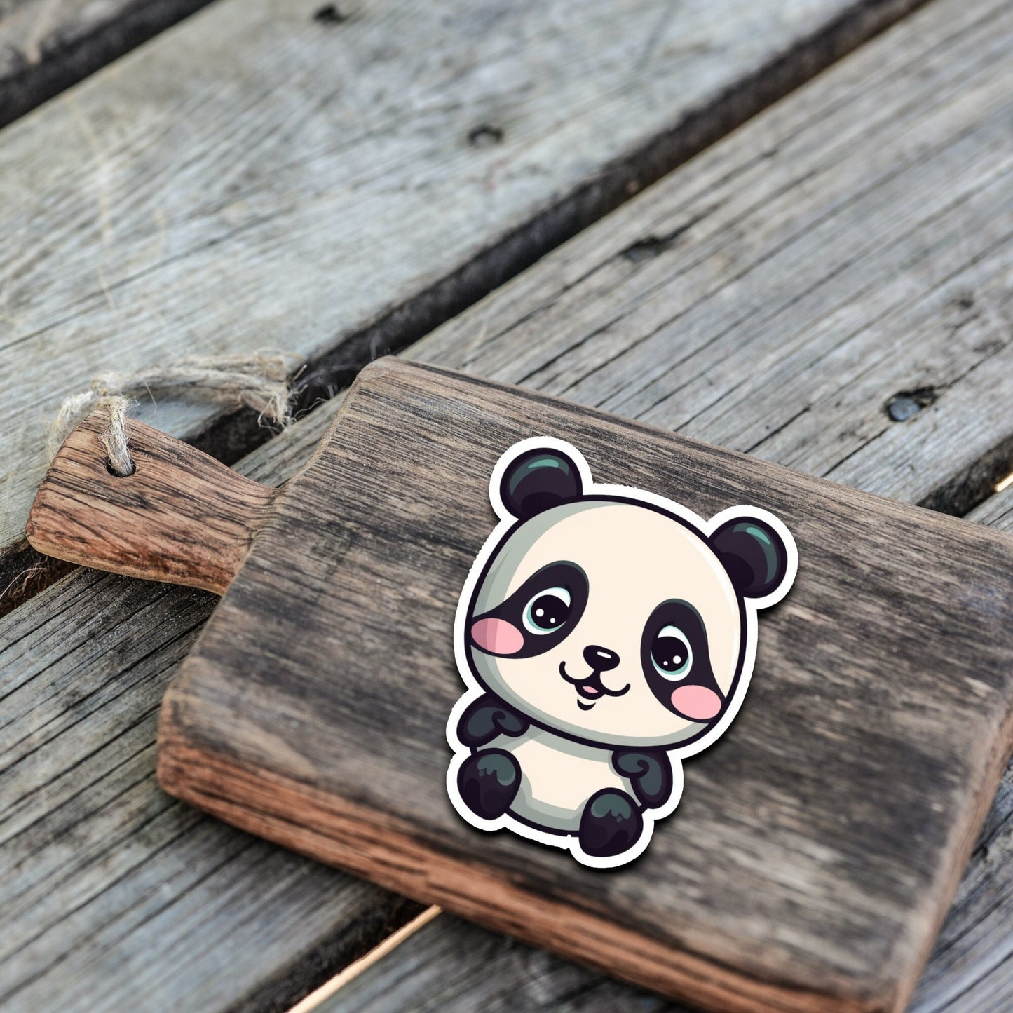 Niedliche Panda Freunde Sticker | Panda-Kollektion | StickerHelden| Vinyl | Holo Sticker | Wasserfest | StickerHelden| Wasserdicht