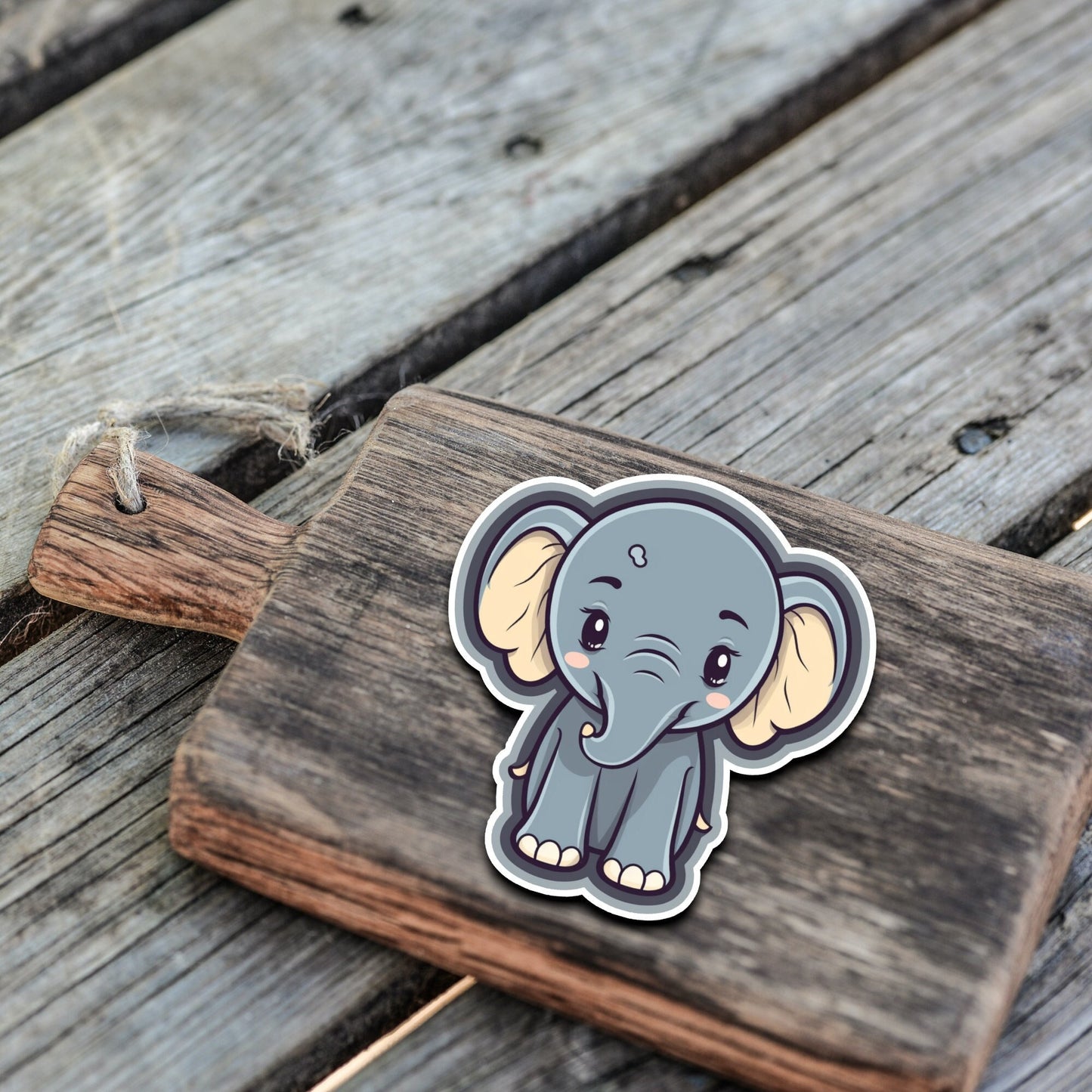 Niedliche Elefanten Sticker | Elefanten-Kollektion | StickerHelden | Vinyl | Holo Sticker| Wasserdicht