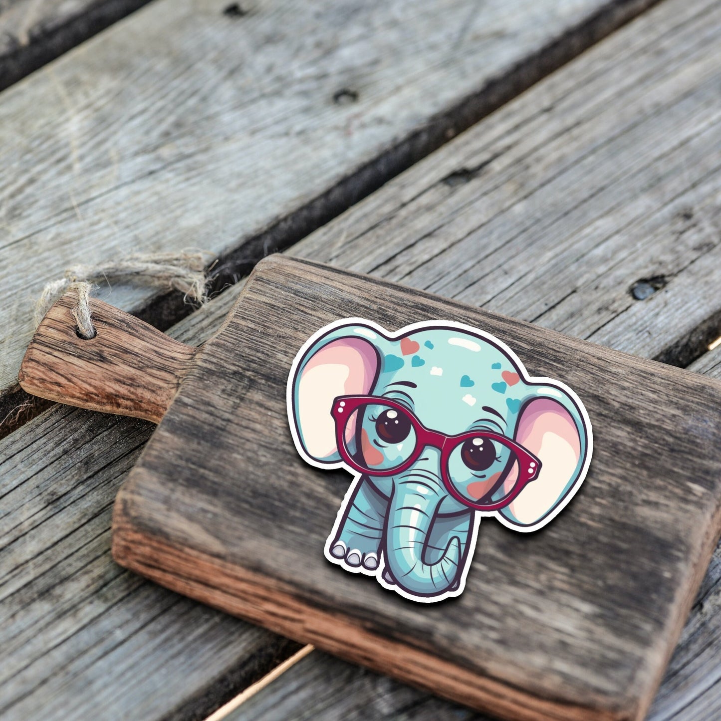 Niedliche Elefanten Sticker | Elefanten-Kollektion | StickerHelden | Vinyl | Holo Sticker| Wasserdicht