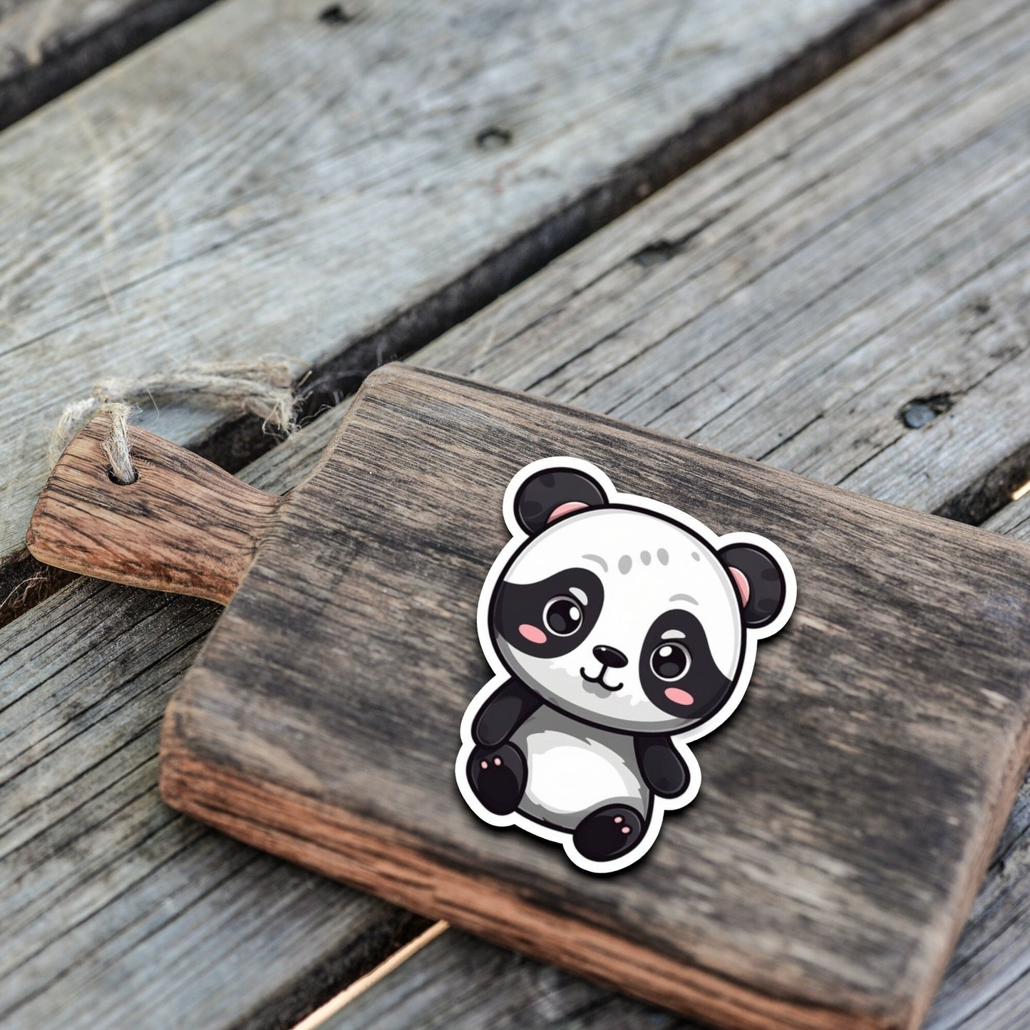Niedliche Panda Freunde Sticker | Panda-Kollektion | StickerHelden| Vinyl | Holo Sticker | Wasserfest | StickerHelden| Wasserdicht