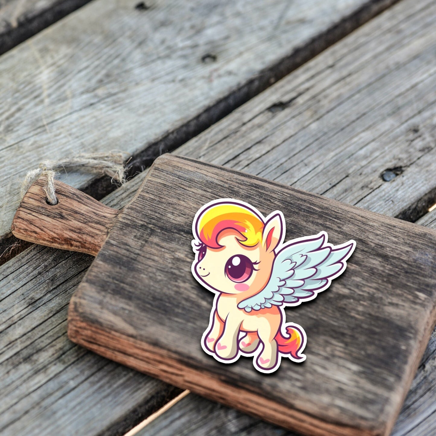 Niedliche Pegasus Sticker | Pegasus-Kollektion | StickerHelden | Vinyl | Holo Sticker| Wasserdicht | Pferde Sticker