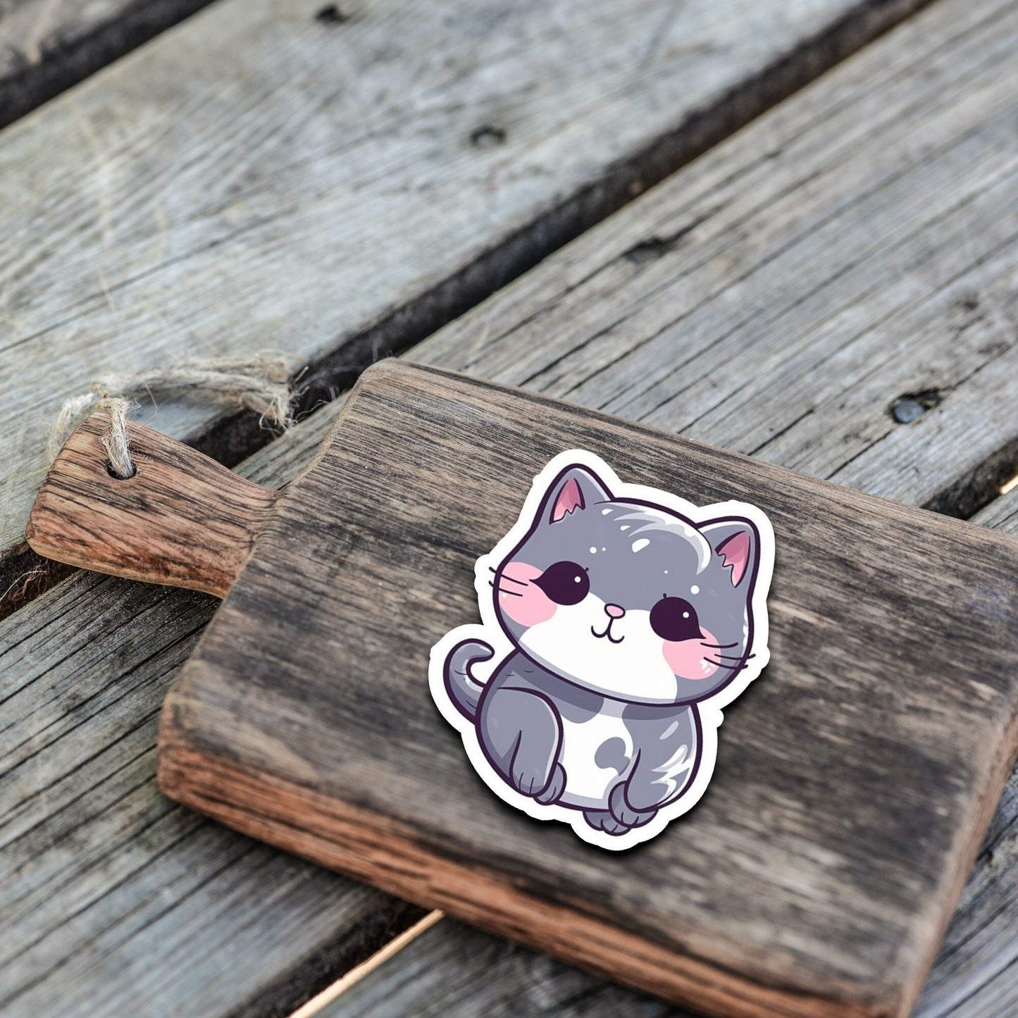 Niedliche Katzen Sticker | Katzen-Kollektion | StickerHelden | Vinyl | Holo Sticker| Wasserdicht | Haustier Sticker