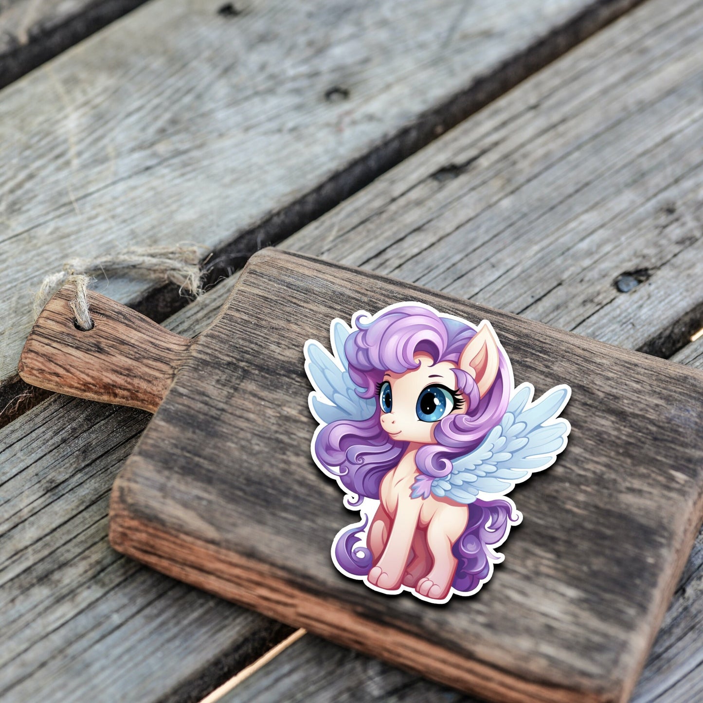 Niedliche Pegasus Sticker | Pegasus-Kollektion | StickerHelden | Vinyl | Holo Sticker| Wasserdicht | Pferde Sticker