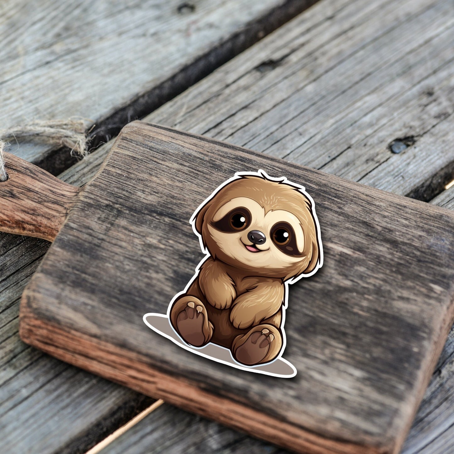 Niedliche Faultier Sticker | Faultier-Kollektion | StickerHelden | Vinyl | Holo Sticker | Wasserdicht