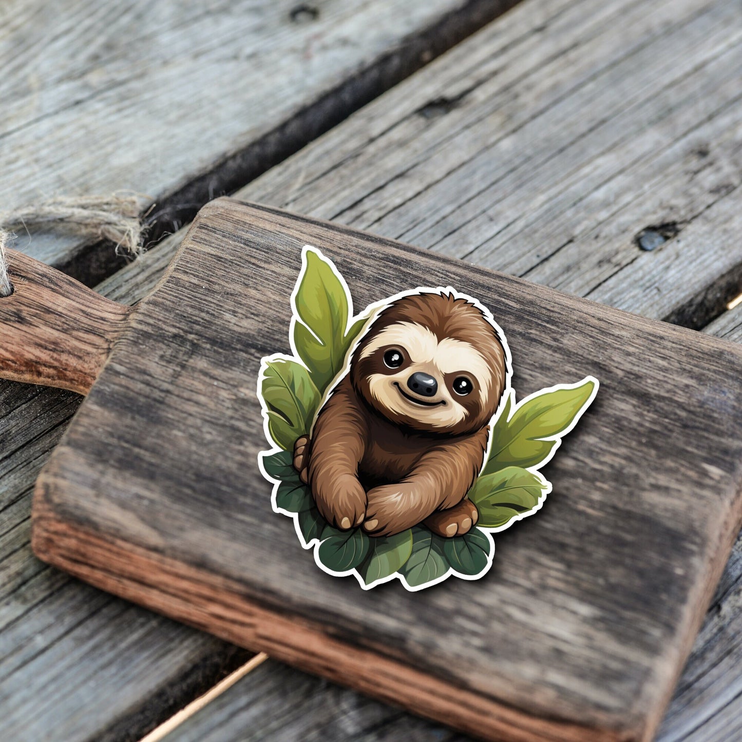 Niedliche Faultier Sticker | Faultier-Kollektion | StickerHelden | Vinyl | Holo Sticker | Wasserdicht