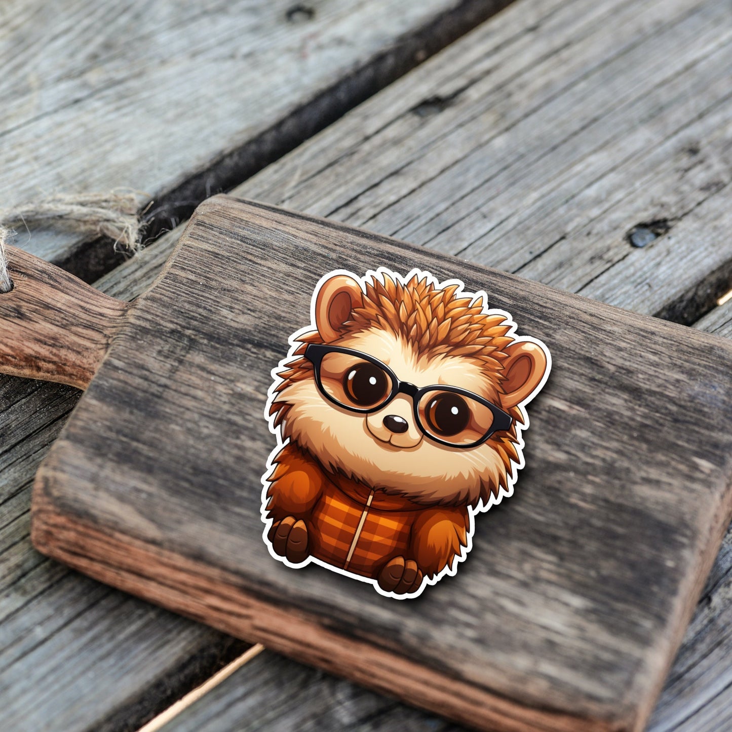 Niedliche Igel Sticker 2.0 | Igel-Kollektion | StickerHelden | Vinyl | Holo Sticker | Wasserdicht