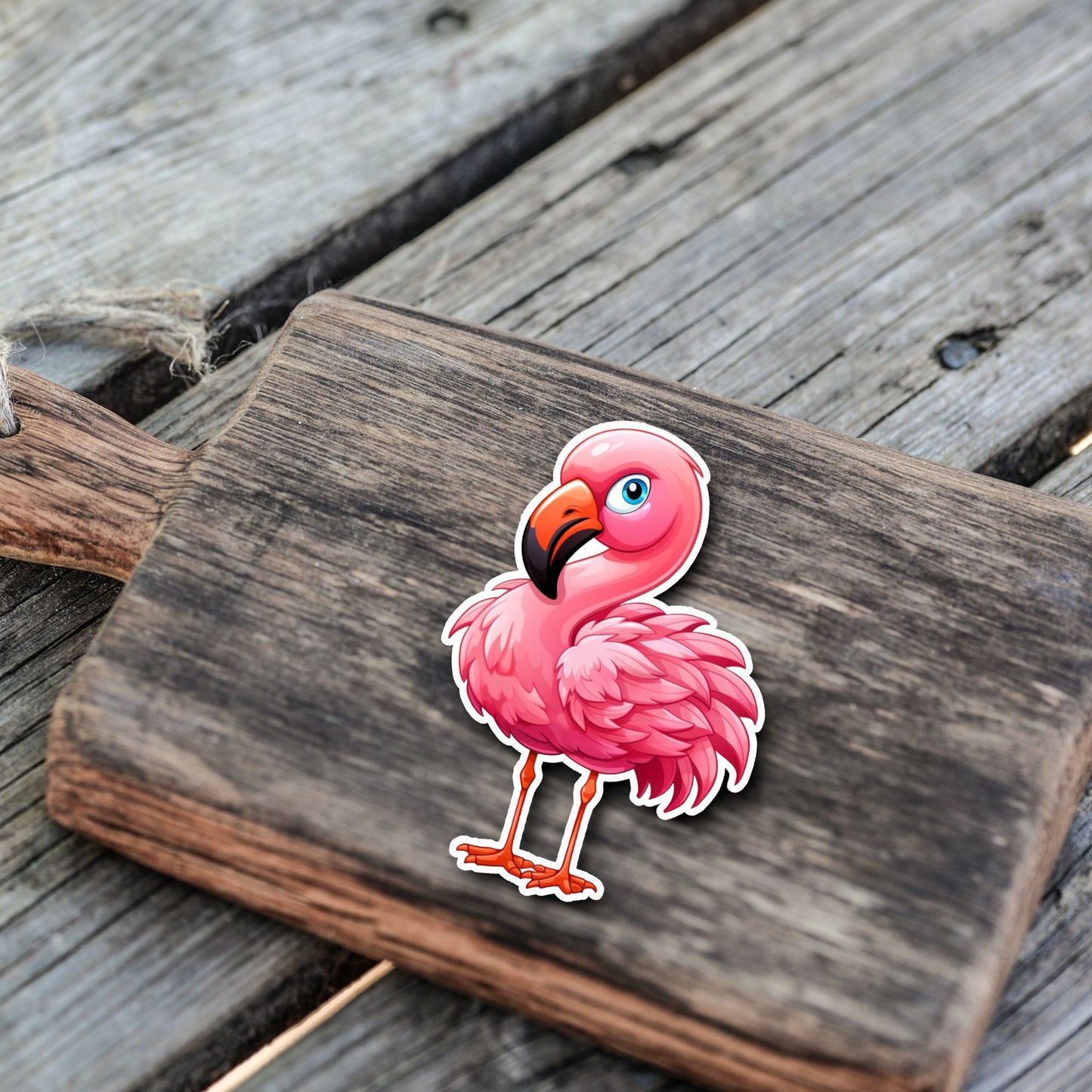 Niedliche Flamingo Sticker | Flamingo-Kollektion | StickerHelden | Vinyl | Holo Sticker | Wasserdicht