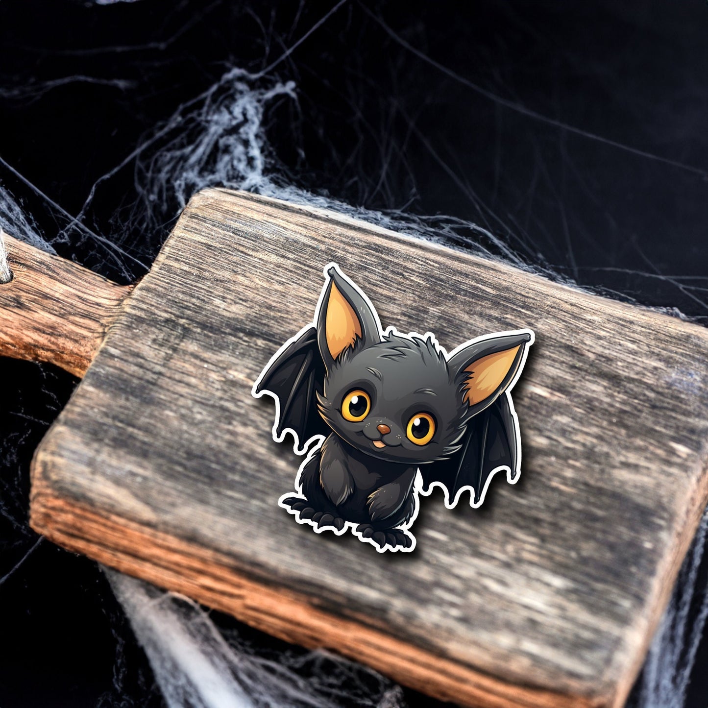 Niedliche Fledermaus Halloween Sticker | Halloween-Kollektion | Special Edition | StickerHelden | Holo Sticker | Wasserdicht | Halloween