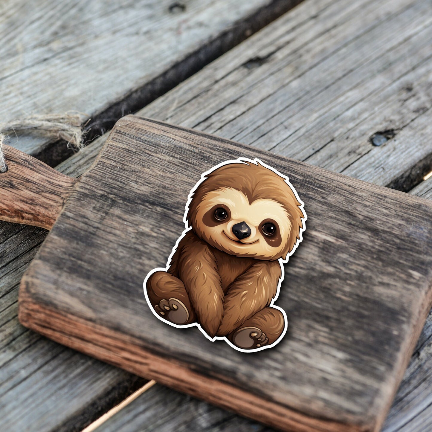 Niedliche Faultier Sticker | Faultier-Kollektion | StickerHelden | Vinyl | Holo Sticker | Wasserdicht