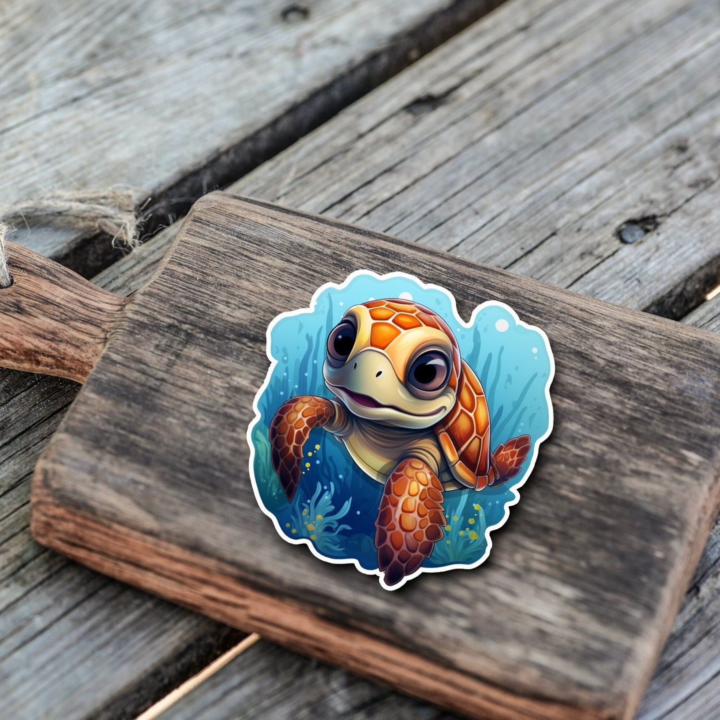 Niedliche Schildkröten Sticker 2.0 | Schildkröten-Kollektion | StickerHelden | Vinyl | Holo Sticker | Wasserdicht
