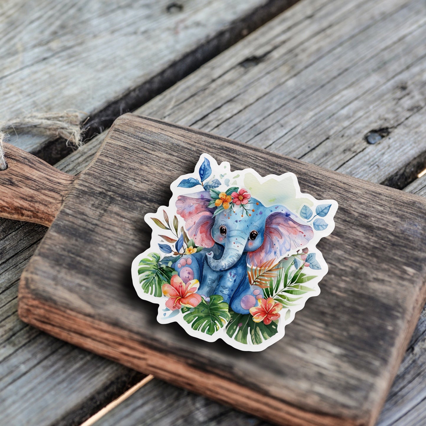 Niedliche Wasserfarben Tier Sticker | Aquarell-Kollektion | StickerHelden | Holo Sticker| Wasserdicht | Geschenk | Journal | Notizbuch