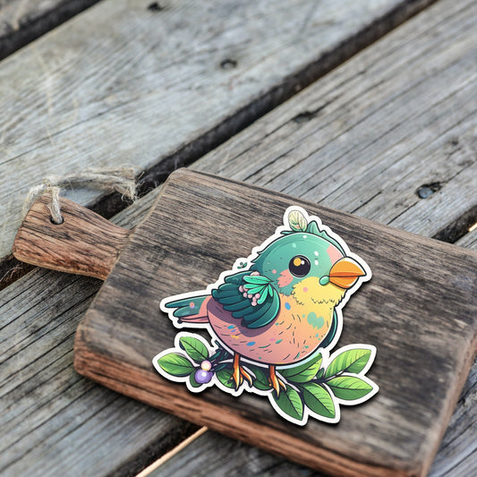 Niedliche Vogel Kumpel Sticker | Vögli-Kollektion | StickerHelden| Vinyl | Holo Sticker| Wasserdicht