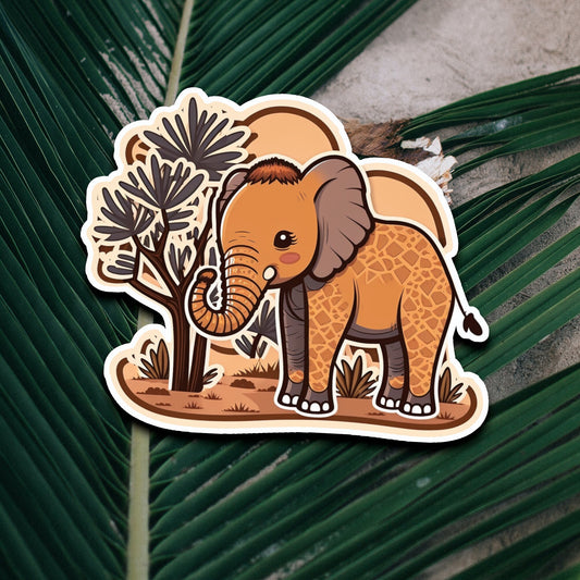 Niedliche Safari-Bande Sticker | Safari-Kollektion | StickerHelden| Vinyl | Holo Sticker| Wasserdicht