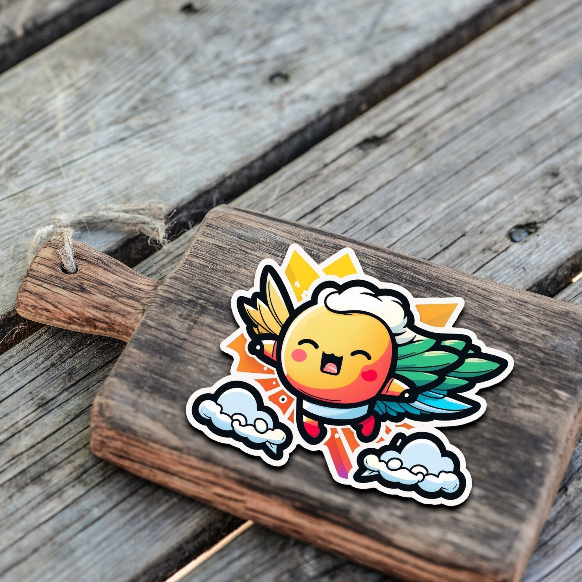 Niedliche Superhelden Kumpel Sticker | Helden-Kollektion | StickerHelden| Vinyl | Holo Sticker| Wasserdicht