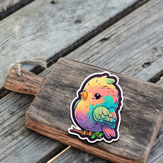 Niedliche Vogel Kumpel Sticker | Vögli-Kollektion | StickerHelden| Vinyl | Holo Sticker| Wasserdicht