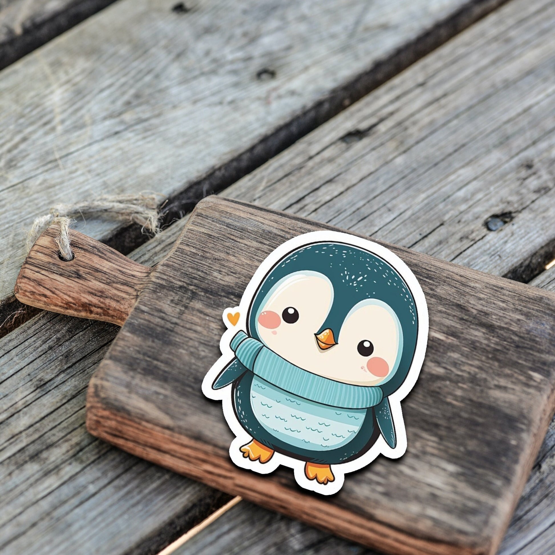 Niedliche Pinguin Freunde Sticker | Pingu-Kollektion | StickerHelden| Vinyl | Holo Sticker| Wasserdicht