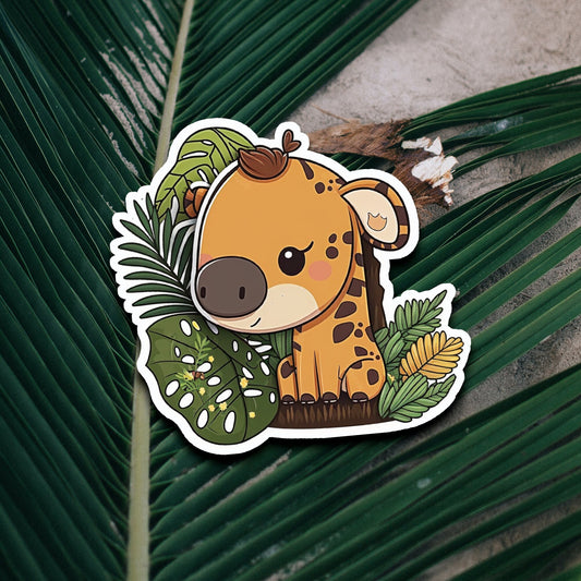 Niedliche Safari-Bande Sticker | Safari-Kollektion | StickerHelden| Vinyl | Holo Sticker| Wasserdicht