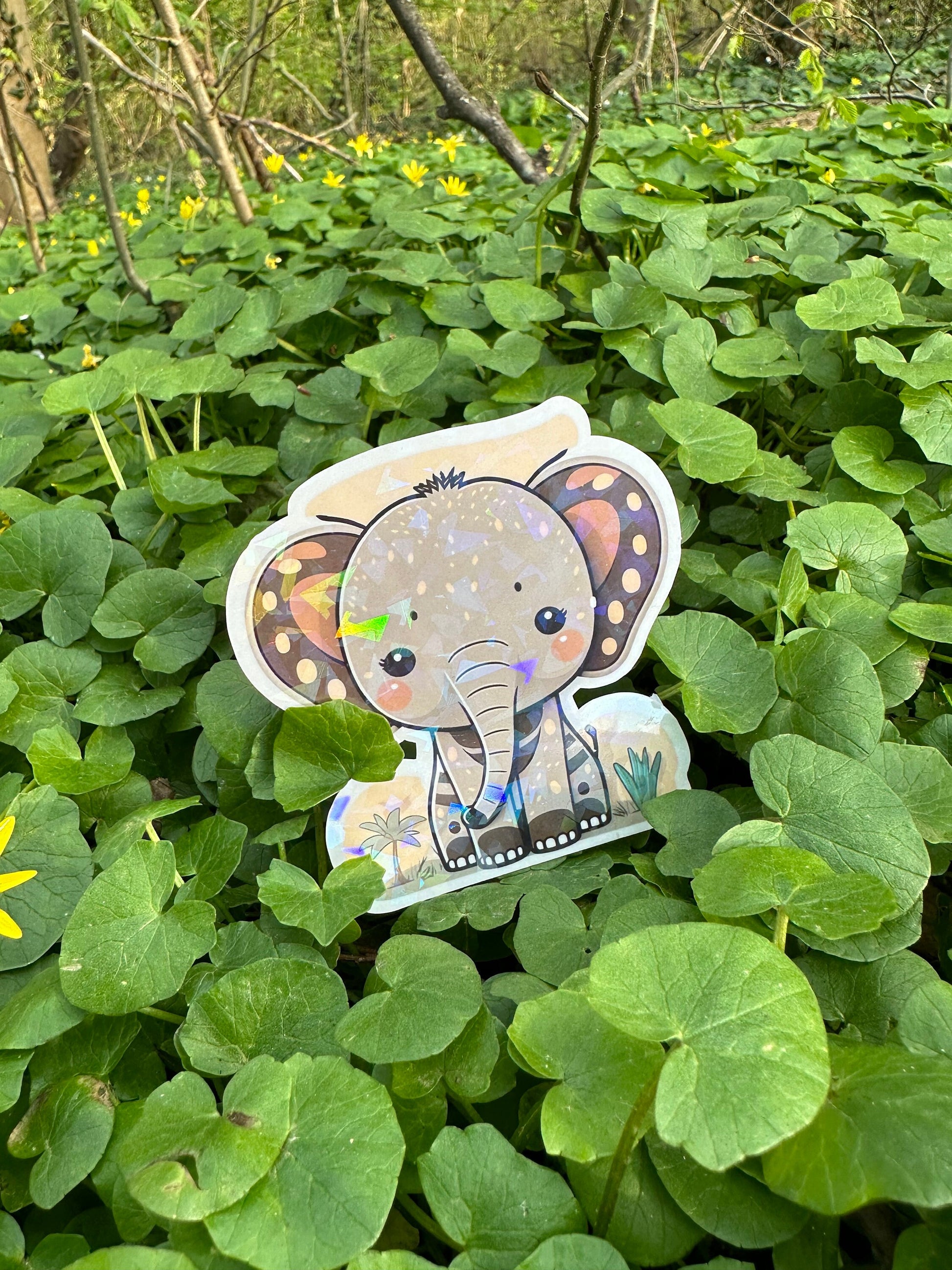 Niedliche Safari-Bande Sticker | Safari-Kollektion | StickerHelden| Vinyl | Holo Sticker| Wasserdicht