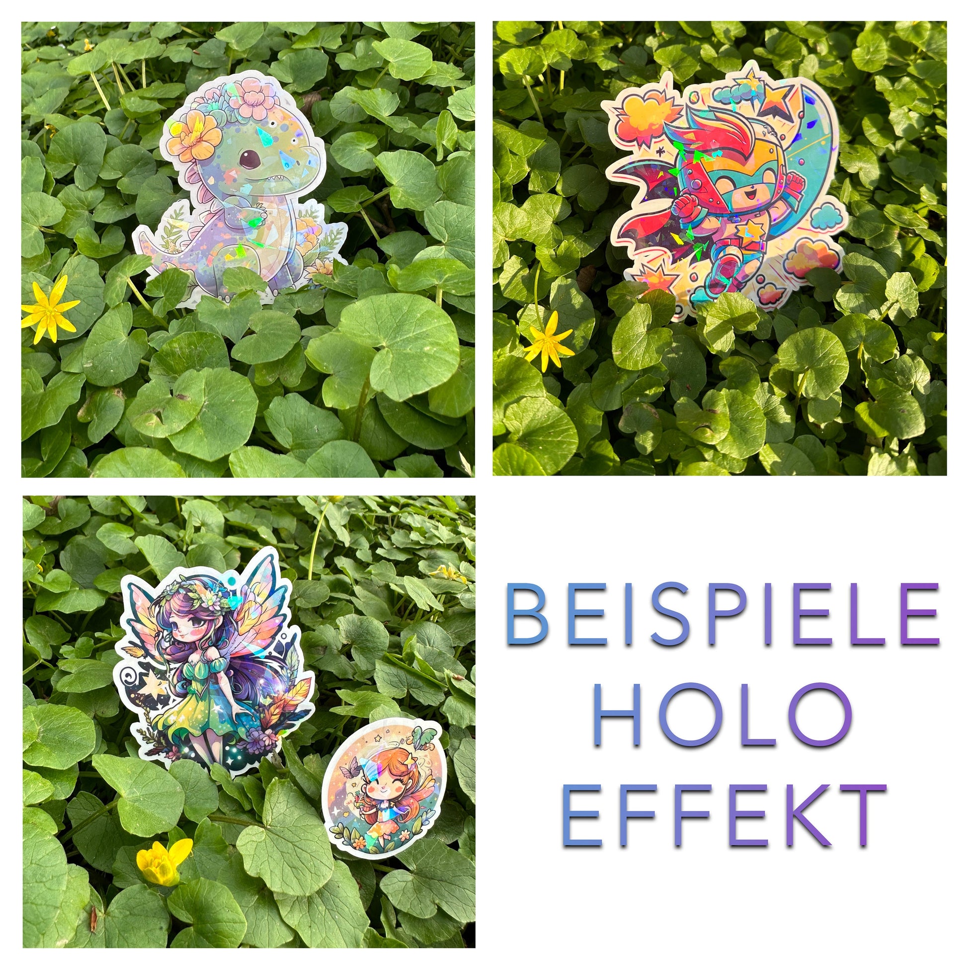 Niedliche Elch Sticker | Elch-Kollektion | StickerHelden | Vinyl | Holo Sticker | Wasserdicht | Moose Sticker