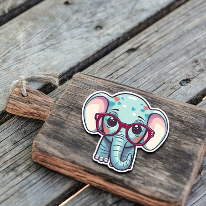 Niedliche Elefanten Sticker | Elefanten-Kollektion | StickerHelden | Vinyl | Holo Sticker| Wasserdicht