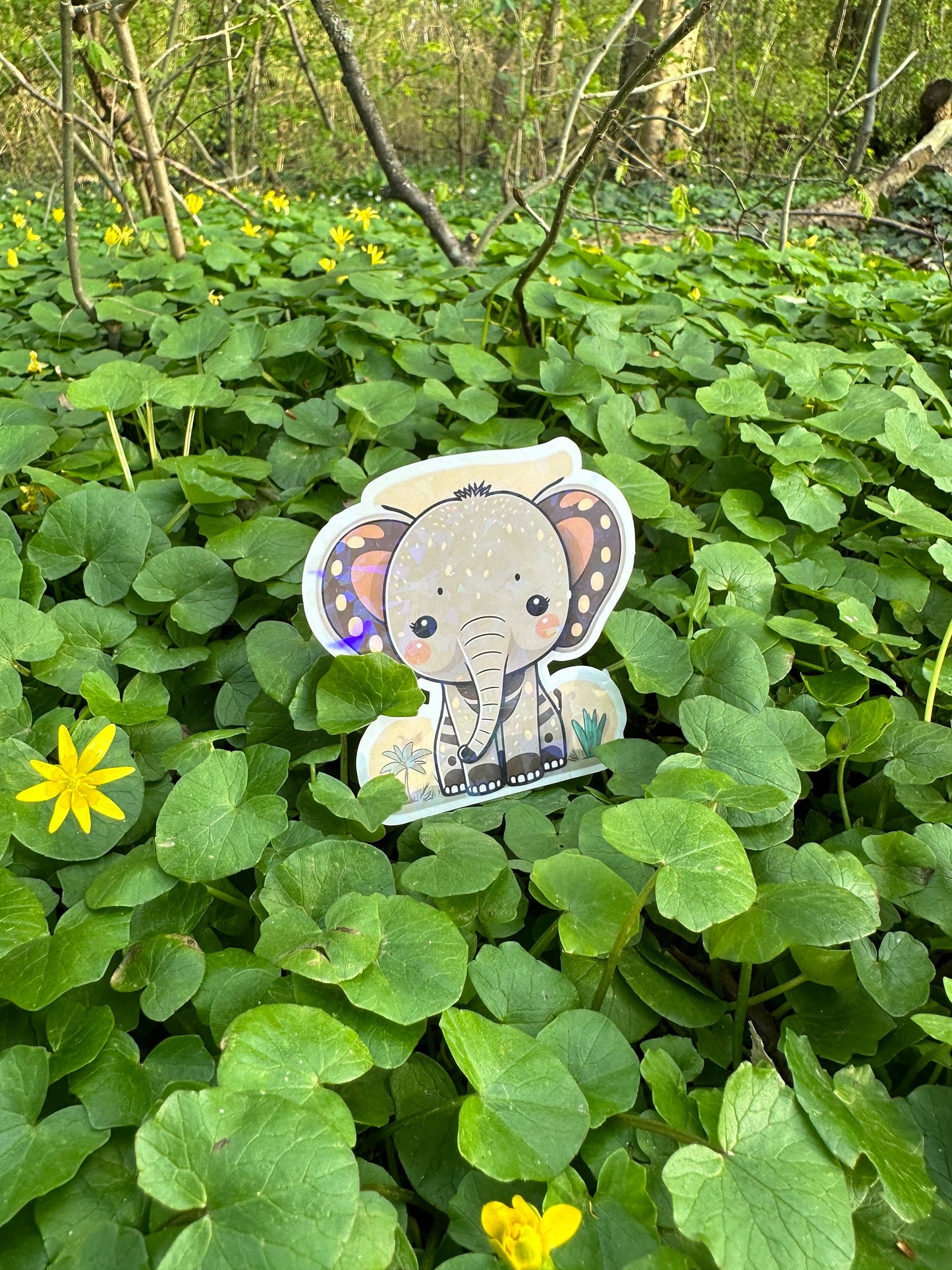 Niedliche Safari-Bande Sticker | Safari-Kollektion | StickerHelden| Vinyl | Holo Sticker| Wasserdicht
