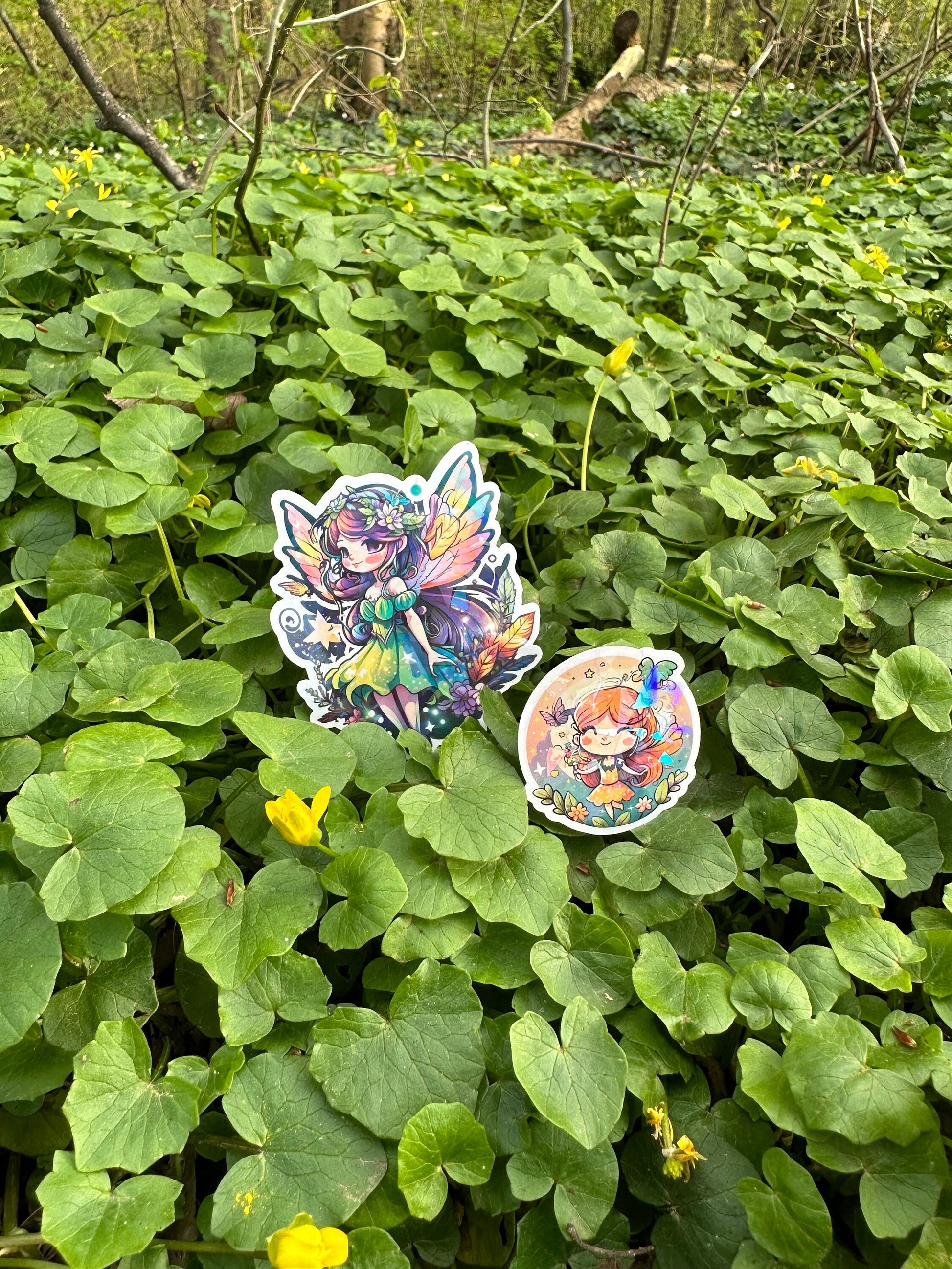 Niedliche Fee Freundin Sticker | Feen-Kollektion | StickerHelden| Vinyl | Holo Sticker| Wasserdicht