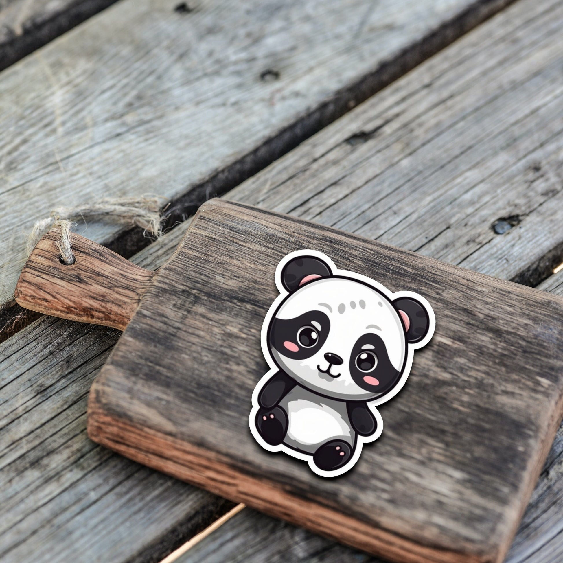 Niedliche Panda Freunde Sticker | Panda-Kollektion | StickerHelden| Vinyl | Holo Sticker | Wasserfest | StickerHelden| Wasserdicht