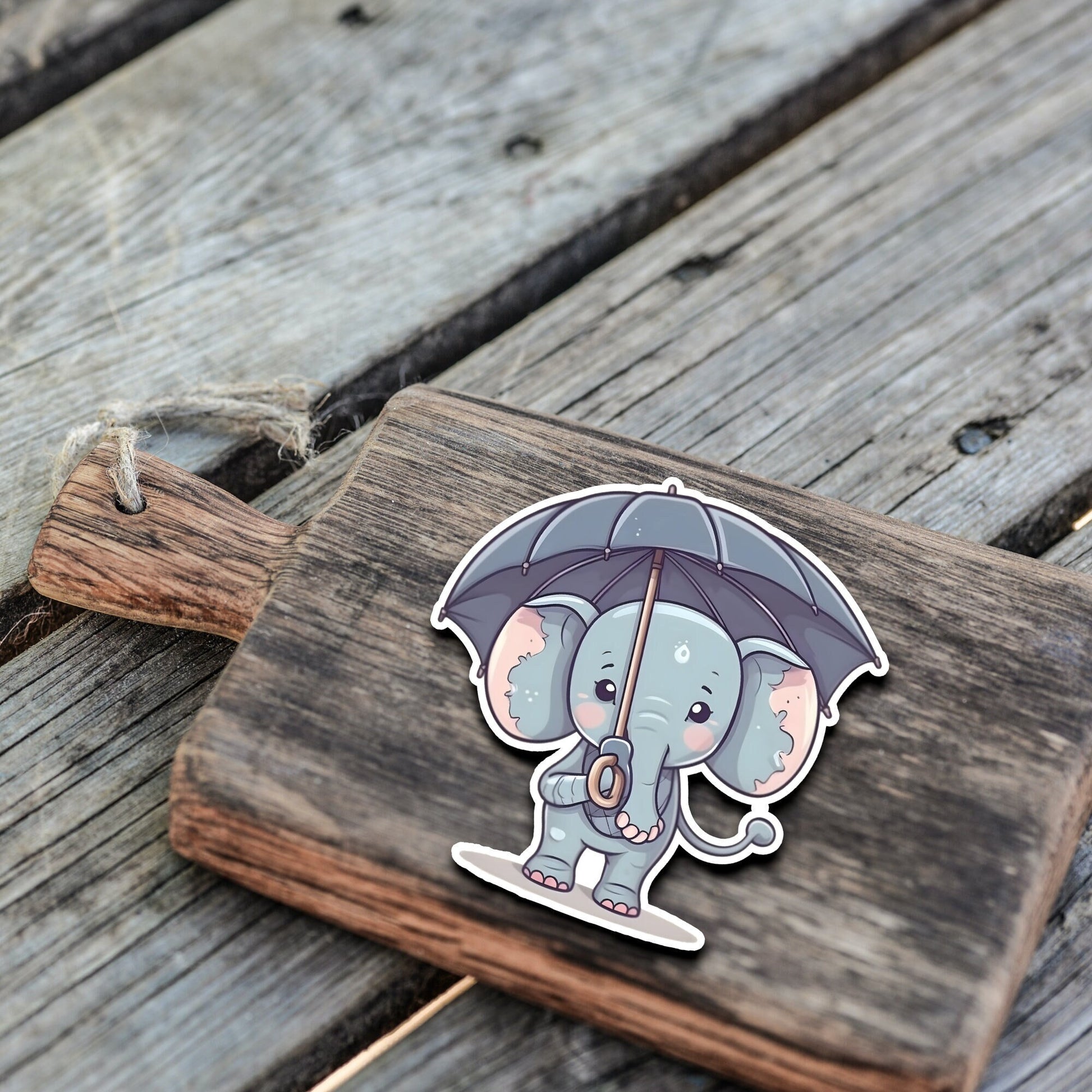 Niedliche Elefanten Sticker | Elefanten-Kollektion | StickerHelden | Vinyl | Holo Sticker| Wasserdicht