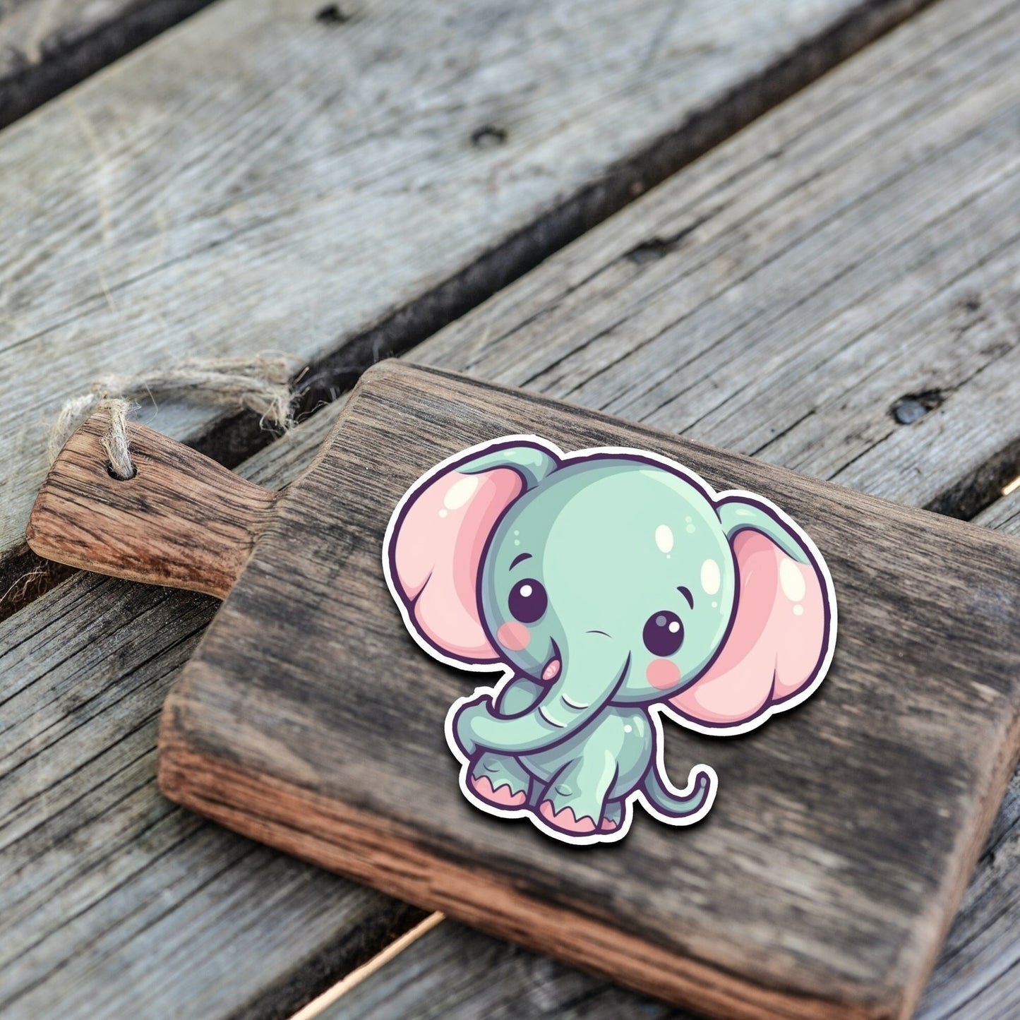 Niedliche Elefanten Sticker | Elefanten-Kollektion | StickerHelden | Vinyl | Holo Sticker| Wasserdicht