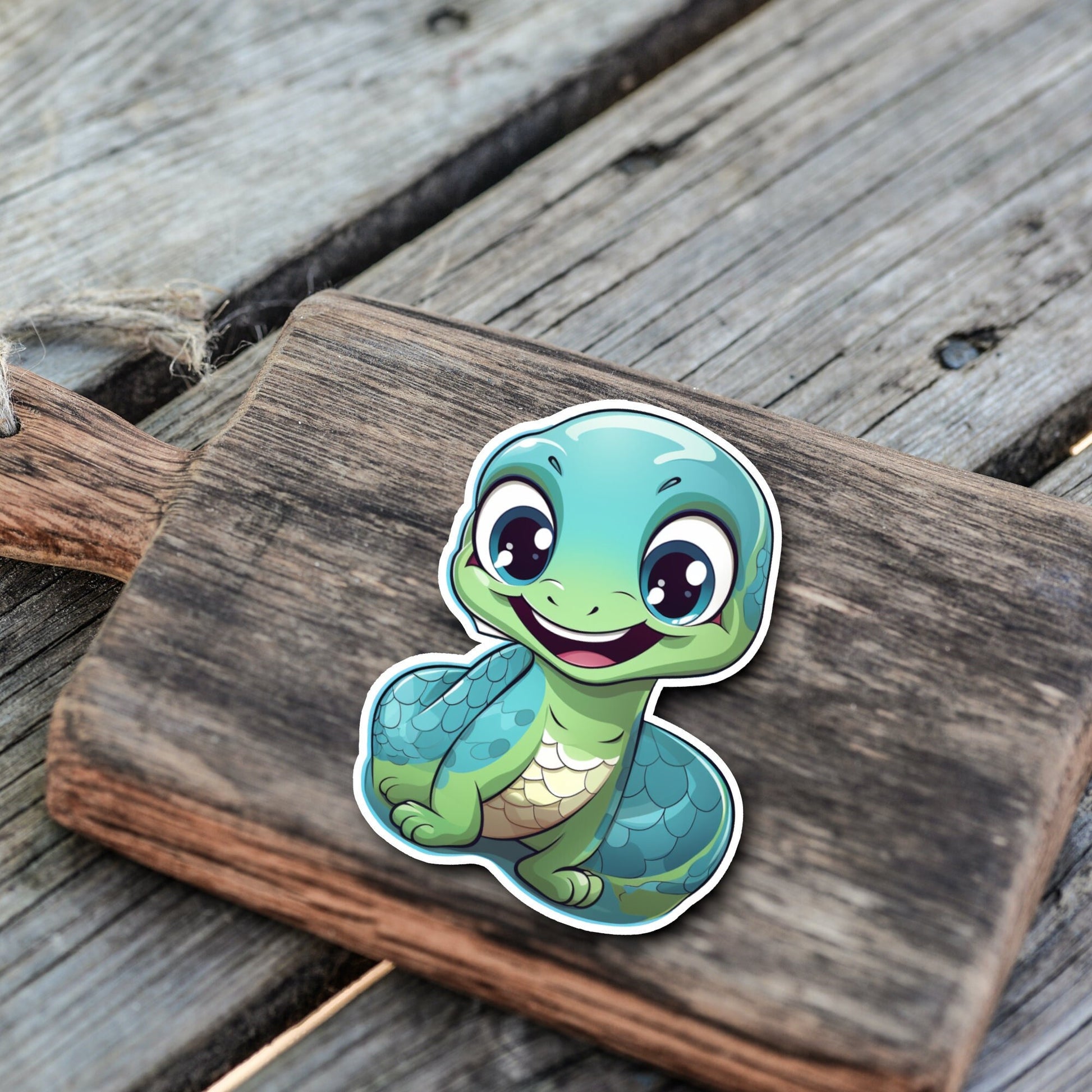 Niedliche Meeresbewohner Sticker | Sealife-Kollektion | Seeschlange | StickerHelden | Vinyl | Holo Sticker | Wasserdicht