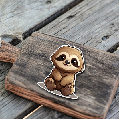 Niedliche Faultier Sticker | Faultier-Kollektion | StickerHelden | Vinyl | Holo Sticker | Wasserdicht
