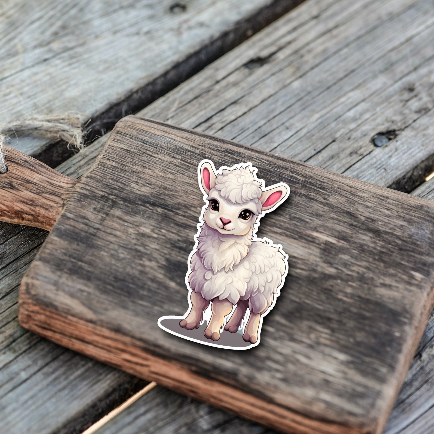 Niedliche Lama Sticker | Lama-Kollektion | StickerHelden | Vinyl | Holo Sticker | Wasserdicht