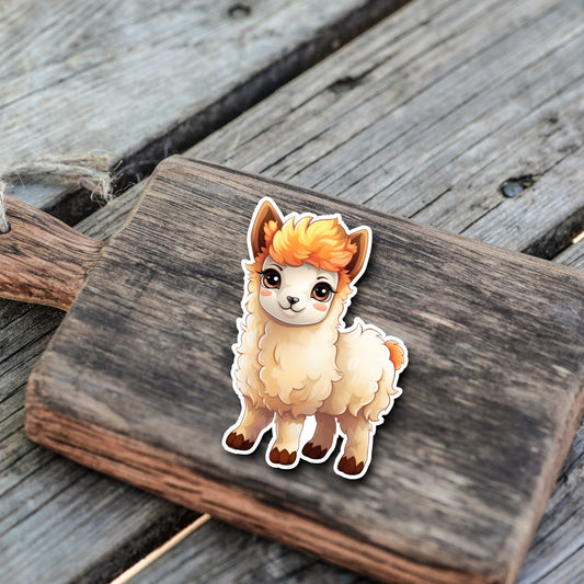 Niedliche Lama Sticker | Lama-Kollektion | StickerHelden | Vinyl | Holo Sticker | Wasserdicht