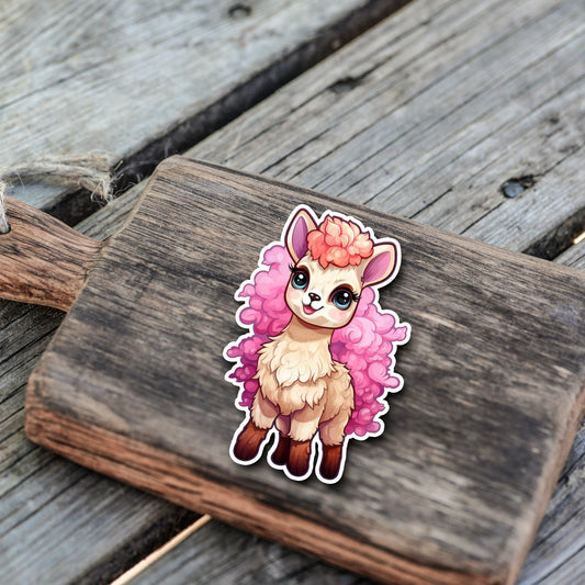Niedliche Lama Sticker | Lama-Kollektion | StickerHelden | Vinyl | Holo Sticker | Wasserdicht