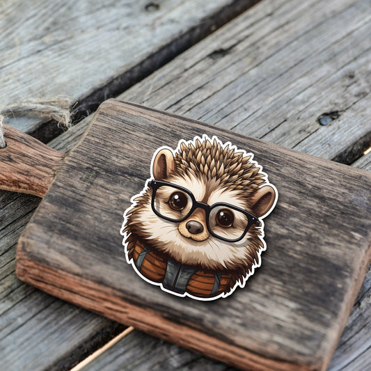 Niedliche Igel Sticker 2.0 | Igel-Kollektion | StickerHelden | Vinyl | Holo Sticker | Wasserdicht