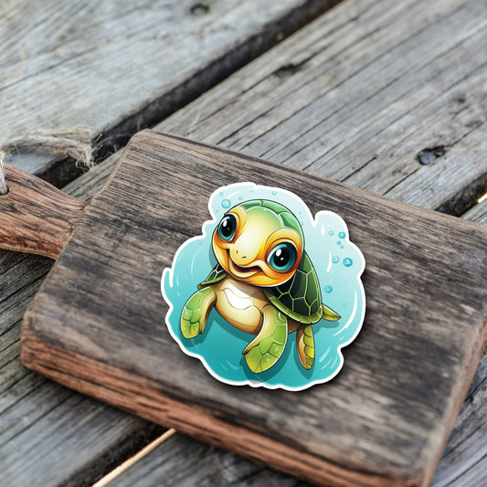 Niedliche Schildkröten Sticker 2.0 | Schildkröten-Kollektion | StickerHelden | Vinyl | Holo Sticker | Wasserdicht