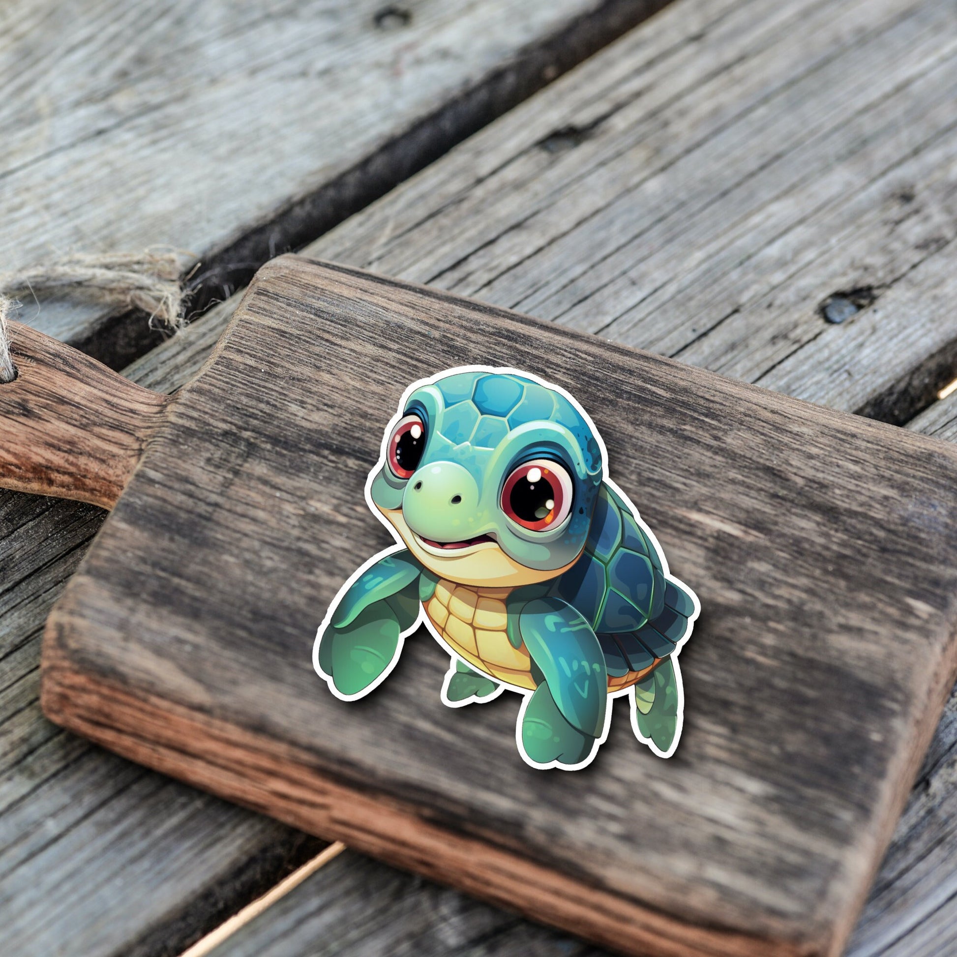 Niedliche Schildkröten Sticker 2.0 | Schildkröten-Kollektion | StickerHelden | Vinyl | Holo Sticker | Wasserdicht