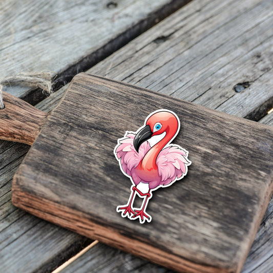 Niedliche Flamingo Sticker | Flamingo-Kollektion | StickerHelden | Vinyl | Holo Sticker | Wasserdicht