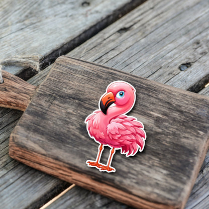 Niedliche Flamingo Sticker | Flamingo-Kollektion | StickerHelden | Vinyl | Holo Sticker | Wasserdicht