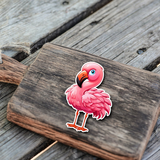 Niedliche Flamingo Sticker | Flamingo-Kollektion | StickerHelden | Vinyl | Holo Sticker | Wasserdicht