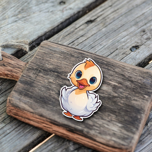 Niedliche Ente Sticker | Enten-Kollektion | StickerHelden | Vinyl | Holo Sticker | Wasserdicht |