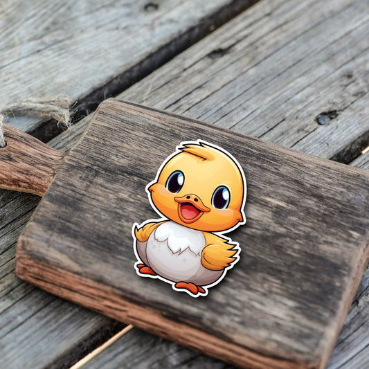 Niedliche Ente Sticker | Enten-Kollektion | StickerHelden | Vinyl | Holo Sticker | Wasserdicht |
