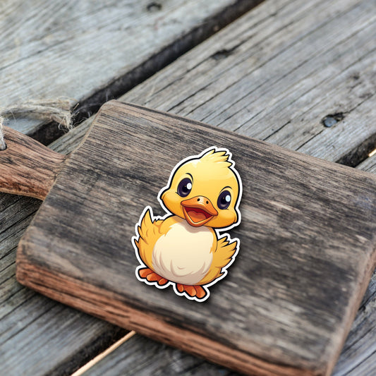 Niedliche Ente Sticker | Enten-Kollektion | StickerHelden | Vinyl | Holo Sticker | Wasserdicht |