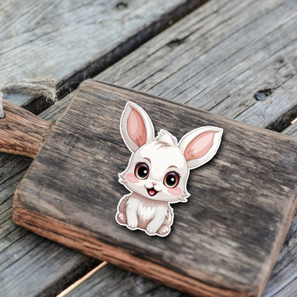 Niedlicher Hase Sticker | Hasen-Kollektion | StickerHelden | Vinyl | Holo Sticker | Wasserdicht |