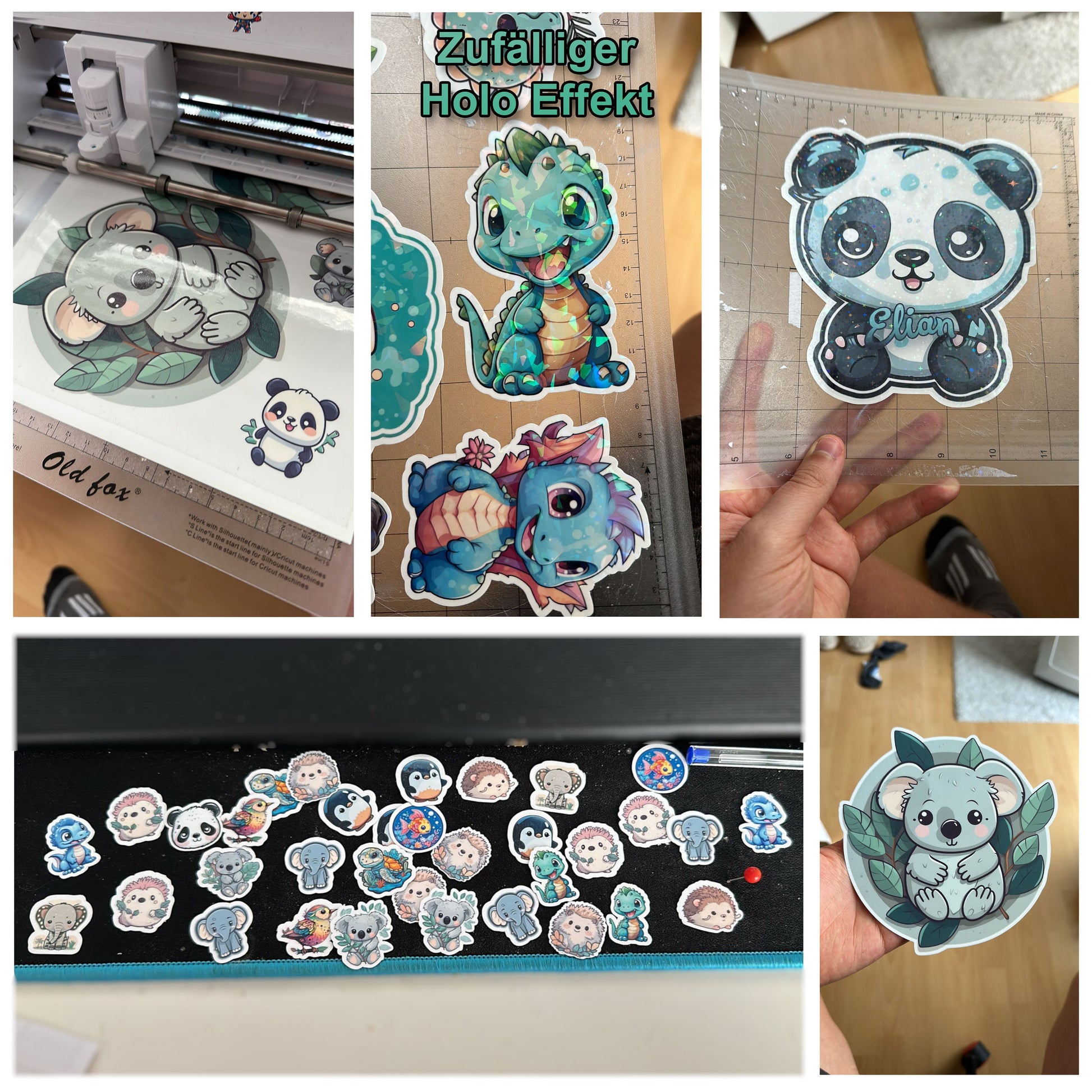 Niedliche Pinguine Sticker | Dino-Kollektion | Special Edition | StickerHelden | Holo Wasserdicht Süße Pinguine Sticker Geschenk Weihnachten